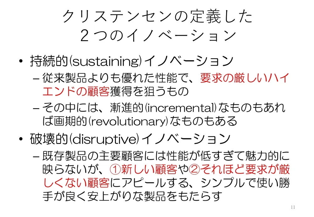 破壊的イノベーションの起こし方