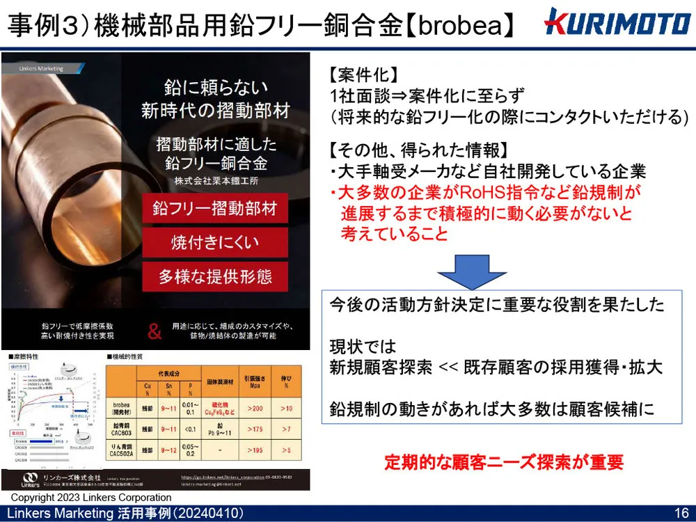 製造業２社が語る「保有技術の戦略的活用事例」～株式会社栗本鐵工所編～