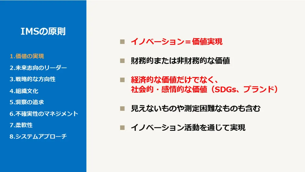 イノベーション・マネジメントシステム（IMS）を解説～ISO56002／56000シリーズ～