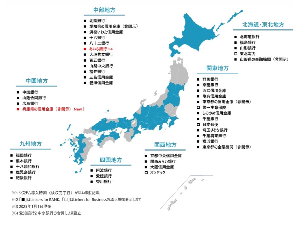 金融機関向けビジネスマッチングシステム「Linkers for BANK」が株式会社あいち銀行で合併後も継続利用