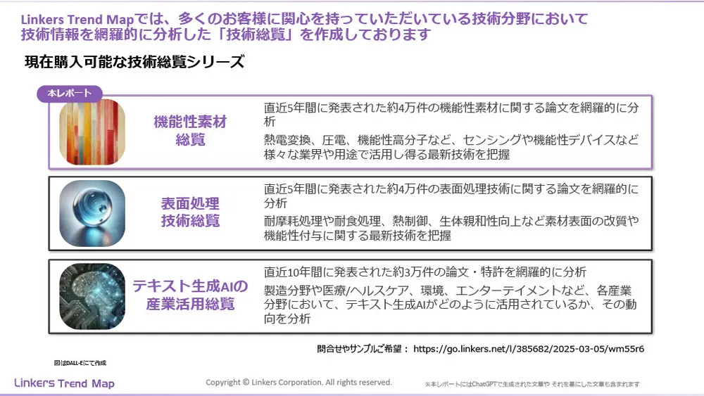 機能性素材の最前線:4万件論文分析で見えた8つの技術トレンド