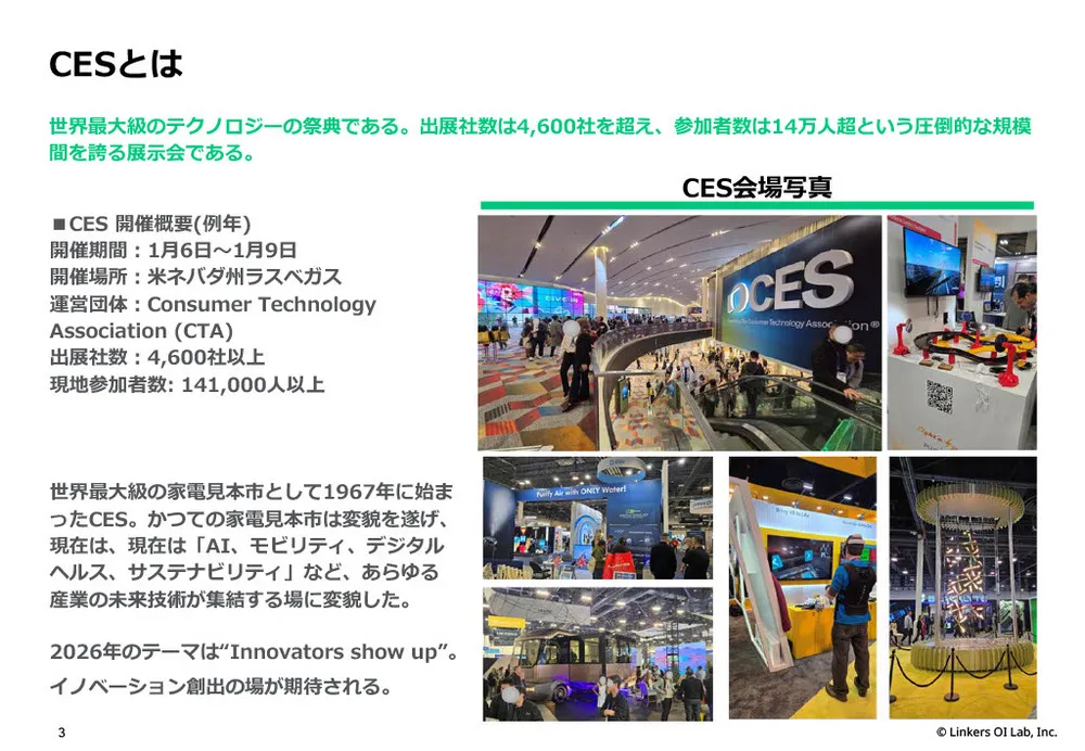 CES 2026最新テクノロジー動向と注目ベンチャー：AI、サステナビリティ、パーソナライズの未来図